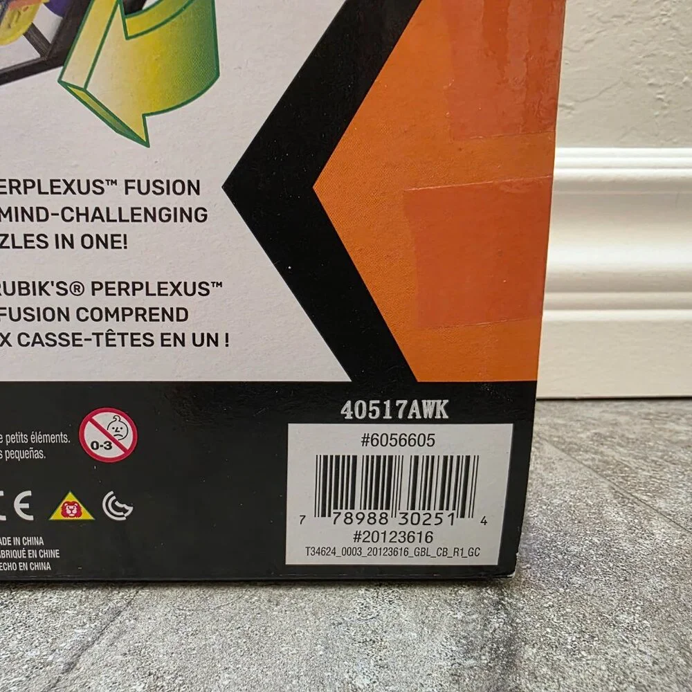 Rubik's Perplexus Fusion 3x3 Gravity 3D Maze Game Brain Teaser Puzzle 6056605